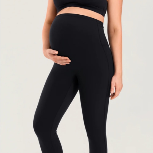 Natrelax® Seamless-Front Maternity Leggings 25"