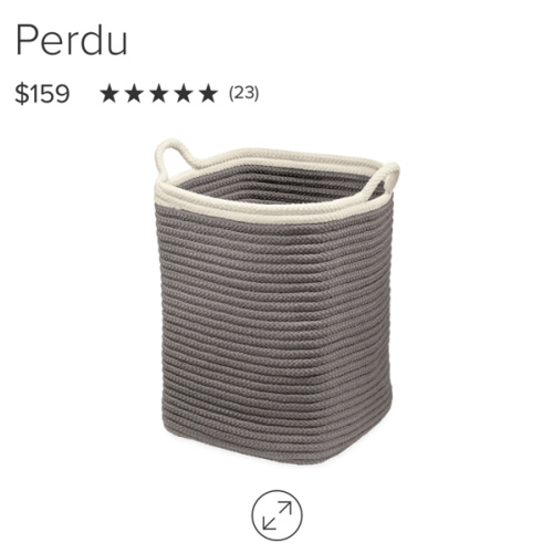 Perdu 14w 14d 20h Square Basket