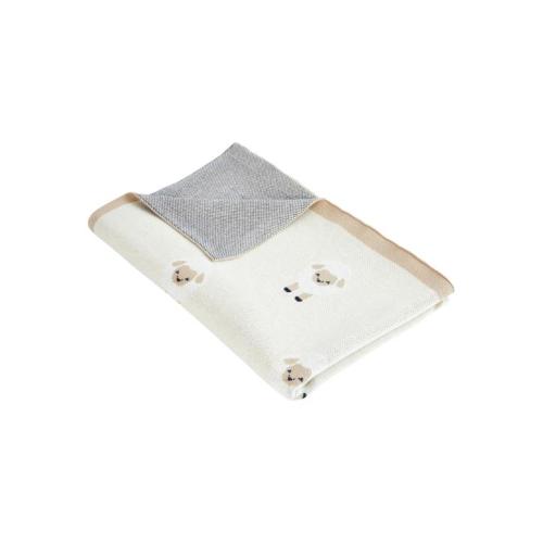Cotton Knitted Blanket - Sheep - Sheep - One Size