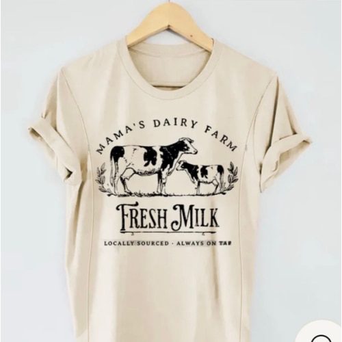 Mama's Dairy Farm Breastfeeding T-Shirt