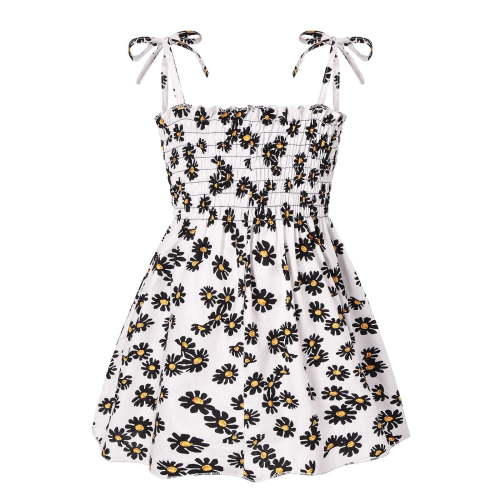 Odeerbi Girls Dresses Baby Girl Clothes Toddler Summer Daisy Slip Dress Floral Beach Dress Flower Suspender Dress Sling Dress