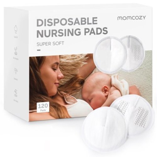 Momcozy Super Soft Disposable Nursing Pads 120 Count, Breast Pads for Breastfeeding