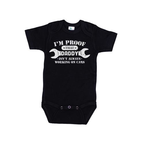 Mechanic Onesie®, I'm Proof That Daddy Isn't Always Working On Cars, Baby Mechanic Outfit, Mechanic Bodysuit, Auto Onesie®, Dad Mechanic