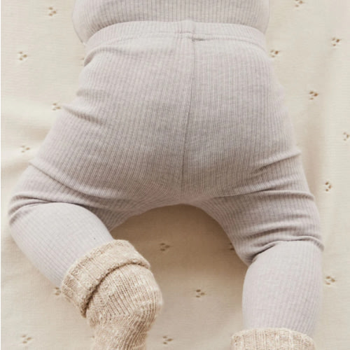 Organic Cotton Modal Everyday Legging - Icicle Marle – Jamie Kay USA