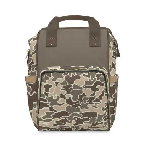 Marsh Camo Backpack/Duck Camo Diaper Bag/Trendy Camo Travel Tote/Hunting Camo Bag/Country Life Bookbag/Camo Baby Gift Backpack