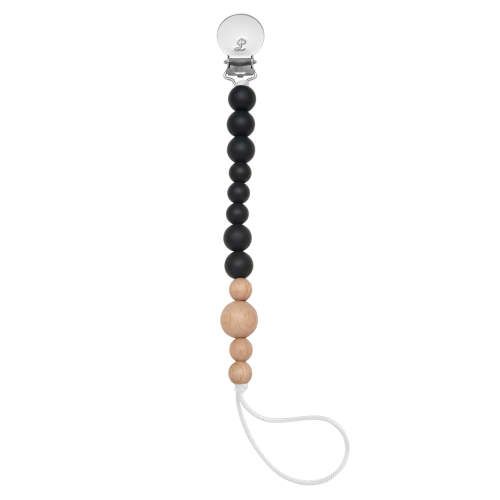 Pacifier Clip - Color Block - Black