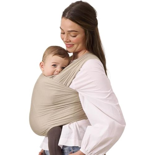 Solly Baby Wrap, Newborn to Toddler Baby Carrier (8-25 Lbs), Taupe