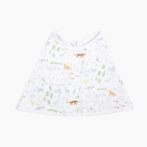 Essentials Cotton Muslin Burpy Bib - Voyager