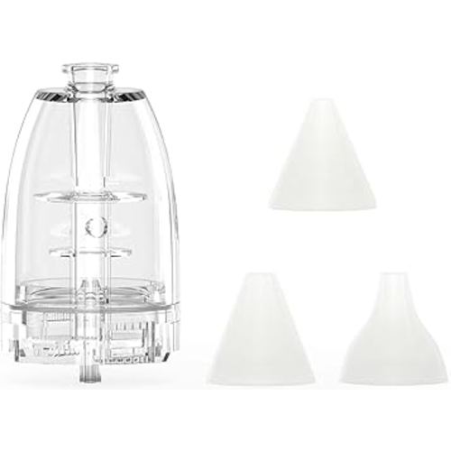 GROWNSY Official Upgraded Larger Suction Chamber and 3Pcs Silicone Tips for GROWNSY Nasal Aspirator, Nose Sucker Replacement Kit