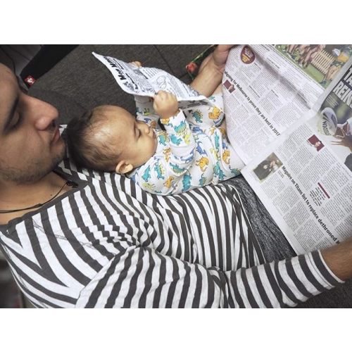 Brain Builders: Baby Newspaper - Crinkly Baby Toy