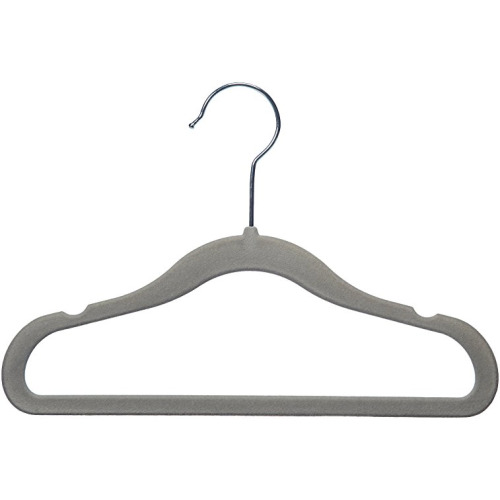 AmazonBasics Kids Velvet Hangers - 30-Pack, Grey