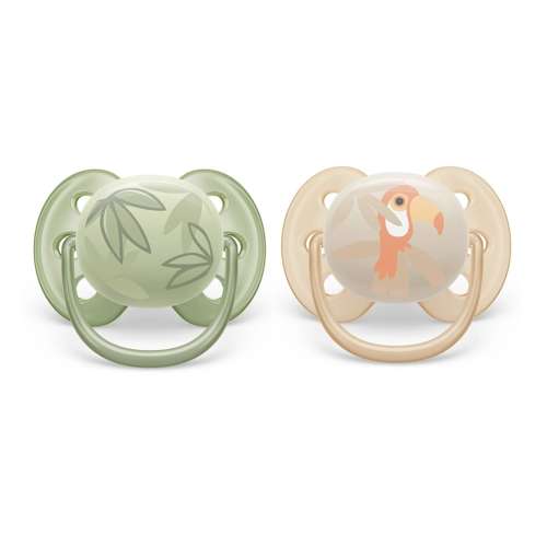 Suce Ultra Douce 0-6 mois Toucan / Feuilles Vertes (2) - Philips Avent – CLÉMENT