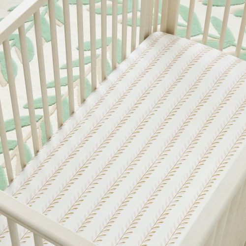 Joseph Altuzarra Vines Stripe Crib Sheet