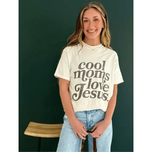 Cool Moms Love Jesus Tee