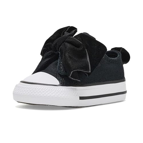 Kids Converse Kids Chuck Taylor All Star One Strap Velvet Bows (infant/Toddler) | Zappos.com