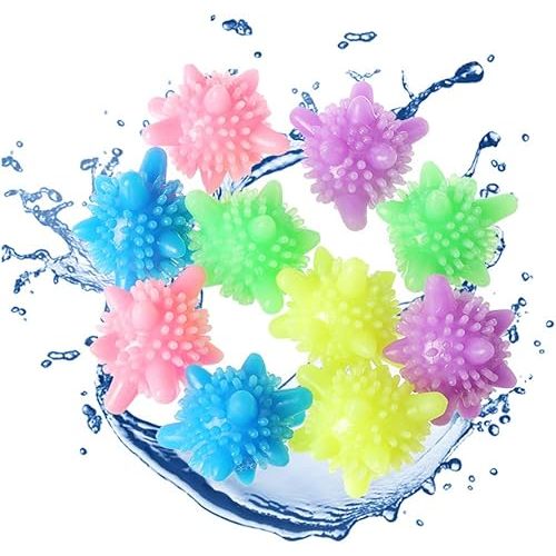 Washer Balls Laundry Balls Washing Ball, Laundry Scrubbing Balls Tangle-Free for Washing Machine (15 Pack)