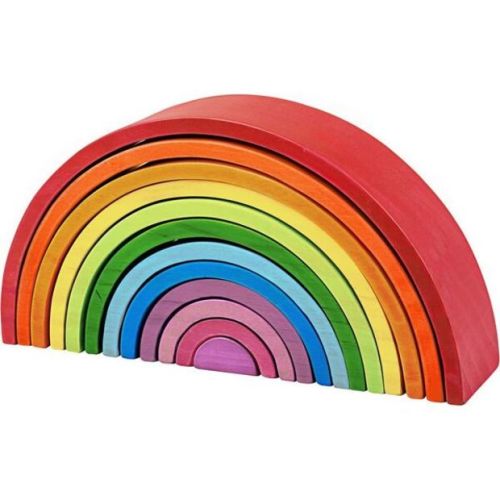 Bigjigs Toys Large Stacking Rainbow