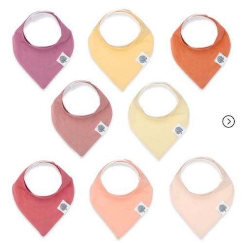 Parker Baby Co. Bandana Drool Bibs 8 Pack, Color: Vail