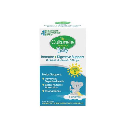 Culturelle Baby Immune + Digestive Support Probiotic Drops for Infants & Newborns - 0.3 fl oz