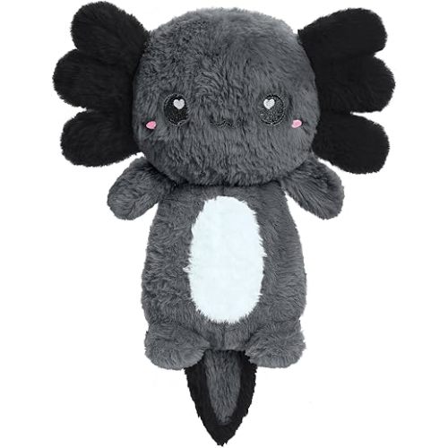 Axolotl Microwavable Unscented Heating Pad for Women and Kids- Cute Soft Cozy Pillow Plush Heatable Warm Stuffed Animals - Kawaii Hot and Cold Plushie Food Toy - Axolotl Gifts for Girls and Boys