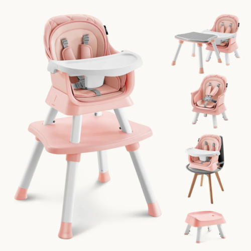 HARPPA Moro | 8 in 1 High Chair, Newborn to Toddler Feeding Booster Seat with Recline & Adjustable Heights, Portable, Easy to Clean & Fold – Perfect for Mealtime, Playtime & Growth