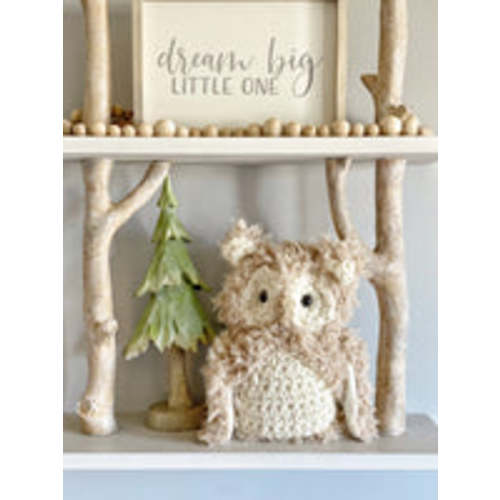 ClaraLoo Owl Plush - Beige