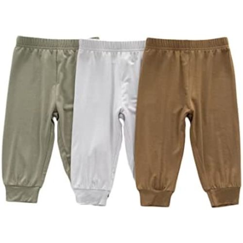 Baby Boys Girls Viscose from Bamboo Jogger Pants Infant Toddler Bloomers Kids Harem Pant