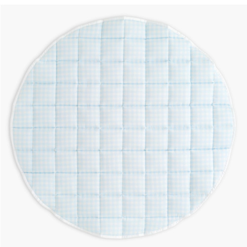 Picnic Gingham Play Mat - Blue
