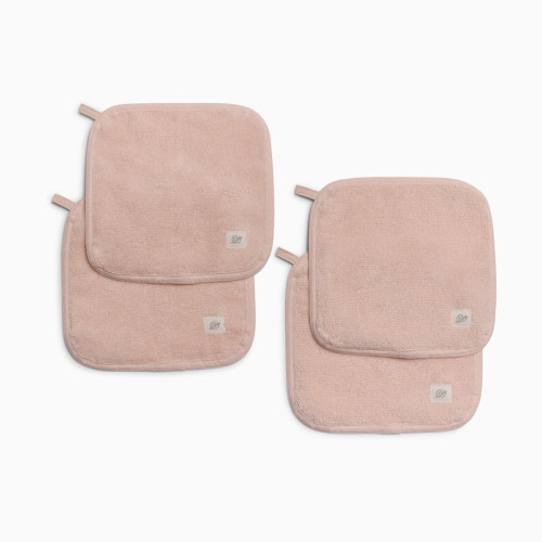 Tiny Kind Organic Washcloths 4 Pack - Cloud Pink