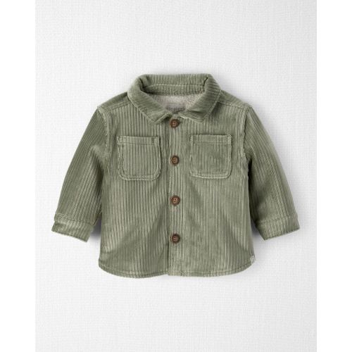 Baby Boy Recycled Ribbed Velour Jacket