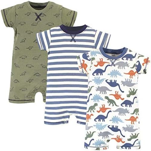 Touched by Nature baby-boys Organic Cotton Rompers