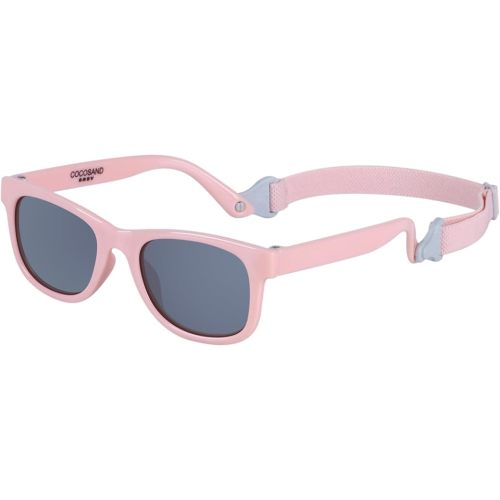 COCOSAND Flexible Baby Sunglasses with Strap Polarized UV Protection for Toddler Infant Newborn Boy Girl Age 0-24 Months