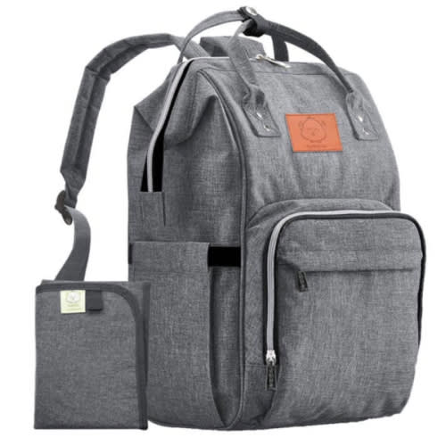 Original Diaper Backpack with Changing Pad - Classic Gray – Green Bean Baby Boutique