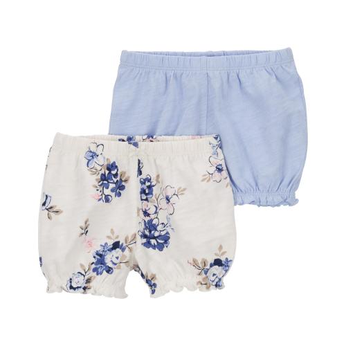 Baby 2-Pack Pull-On Shorts - Style,Multi 3 months