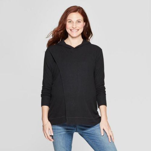 Isabel Maternity by Ingrid & Isabel Nursing Hooded Swing Maternity Sweatshirt