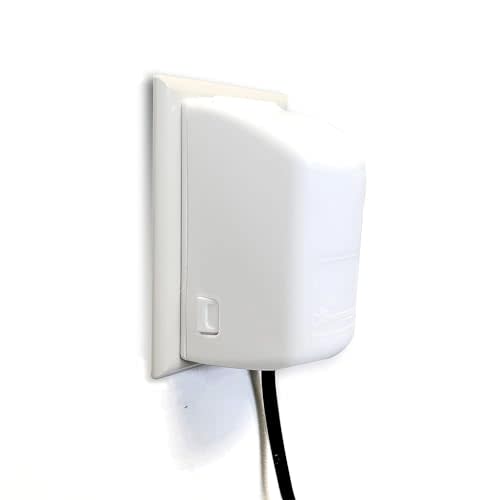 Dreambaby Dual Fit Outlet Plug Cover - Electrical Socket Guard for Standard and Decora (4 Pack)