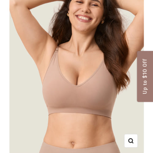 Seamless Soft Knit Nursing Bra