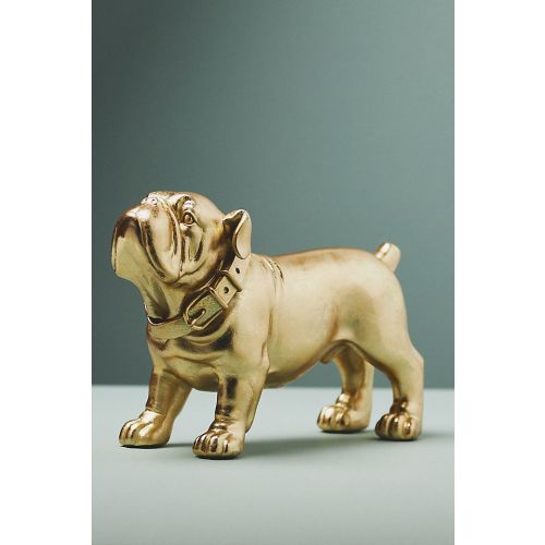 Gold Bulldog Decorative Object