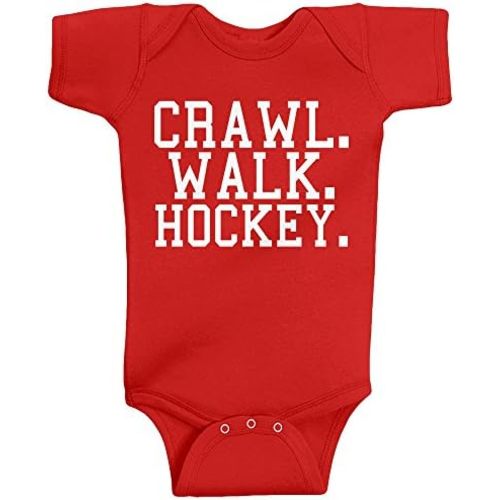 Threadrock Unisex Baby Crawl Walk Lift Fish Golf Soccer Hockey Infant Bodysuit
