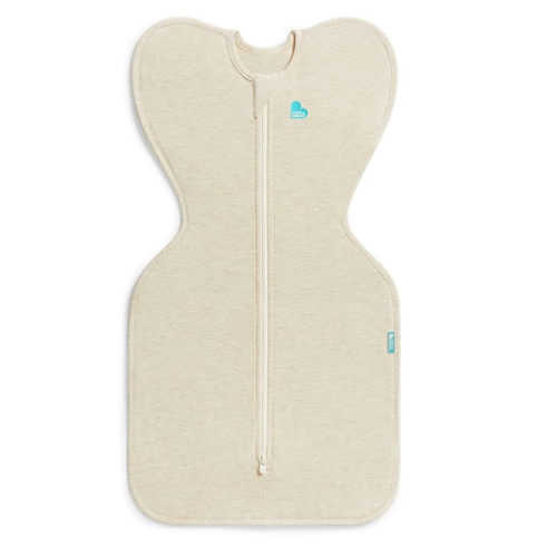 Love to Dream Swaddle UP, Sleep Sack 0-3 Months, Self-Soothing, Improves Sleep, Snug Fit Helps Calm Startle Reflex, Baby Essentials Must Haves Newborn, 1.0 TOG, 8-13 lbs, Oatmeal