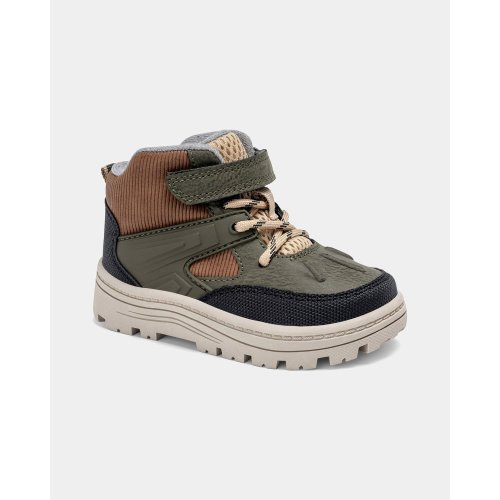Toddler Boy Ankle Boots - Olive - Carter's | Carter's