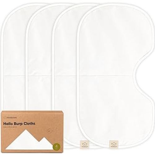 Amazon.com: KeaBabies 4-Pack Baby Burp Cloths Baby Girl, Boy - Organic Cotton Burp Cloth, Extra Large, Absorbent, Soft Burping Cloths & Bibs Set for Babies, Newborn Burp Clothes, Thick Burp Rags (Fleur) : Baby