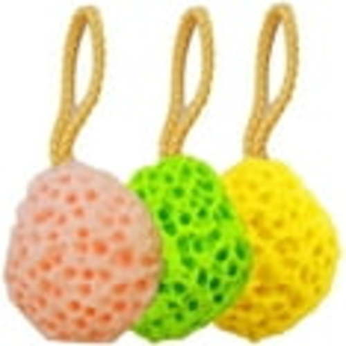 Triani Foam Sea Sponge - 3 Pack Soft Bath Sponge Shower Puffs - Body Skin Scrub Washing Cleaning Sponge Colorful Honeycomb Sea Sponges - for Babies Women Men Bathroom Supplies