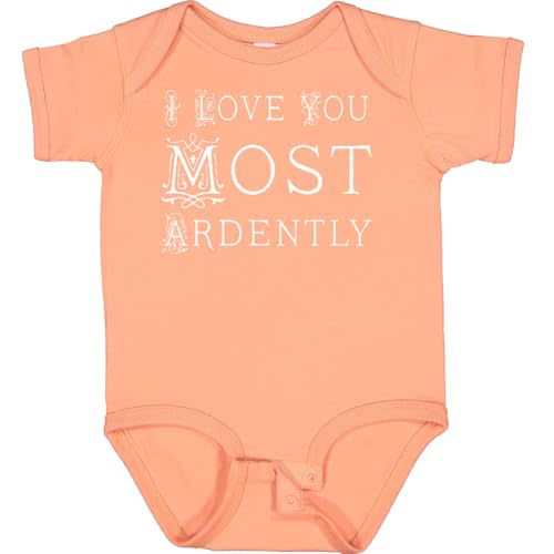 inktastic I Love You Most Ardently Austen Baby Bodysuit