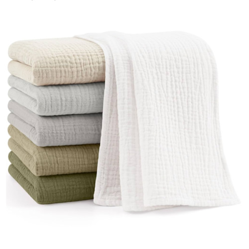Bearmoss Muslin Baby Washcloths 100% Cotton Bath Wash Cloth Large Ultra-Absorbent Burp Cloth Soft Baby Face Towel for Newborn Boy and Girl, 23x23inch 6 Pack (Brown Print) : Amazon.com.au: Baby
