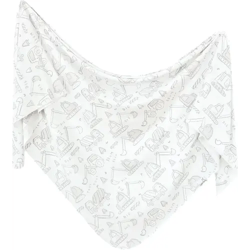 Copper Pearl Large Premium Knit Baby Swaddle Receiving Blanket Gage