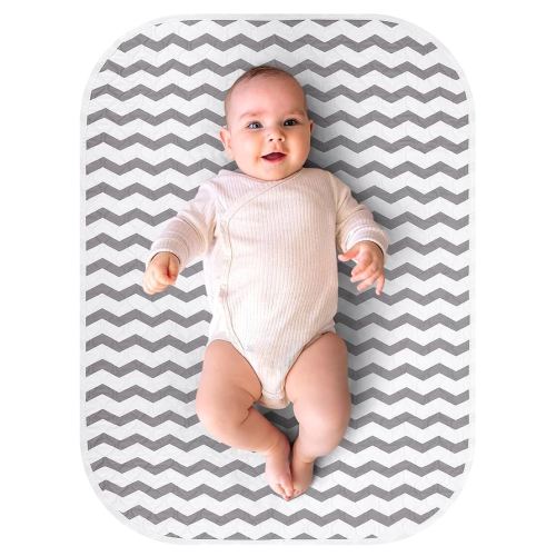 Accmor Baby Diaper Changing Pad, 27" x 20" Waterproof Baby Changing Mat, Wipeable Portable Diaper Changing Pad for Travel