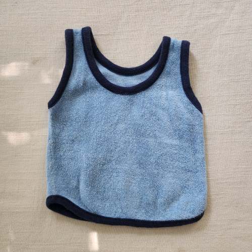 Vintage Blue Terrycloth Tank Top 6-9 months