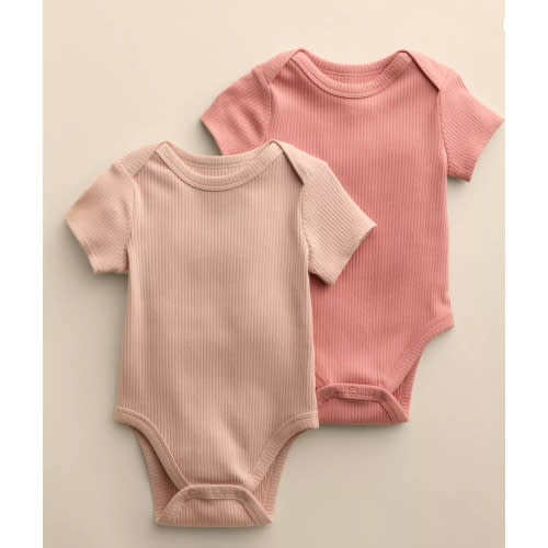 Baby Little Co. By Lauren Conrad 2-Pack Short Sleeve Bodysuits