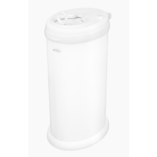 Ubbi Ubbi x Babylist Matte Steel Diaper Pail - Matte White